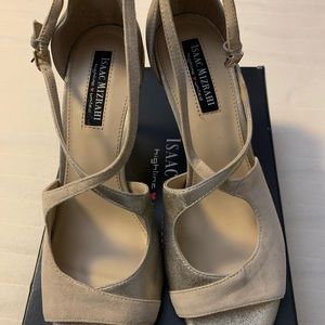Isaac Mizrshi (cappuccino sandals color)
